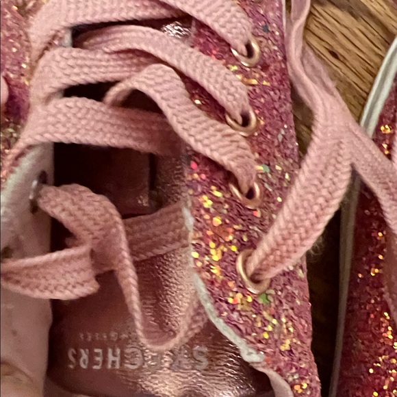 Skechers Pink Glitter Sneakers - Picture 3 of 8